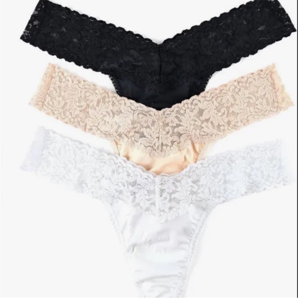 Hanky Panky 3 Pack Low Rise Thong - Picture 2 of 8